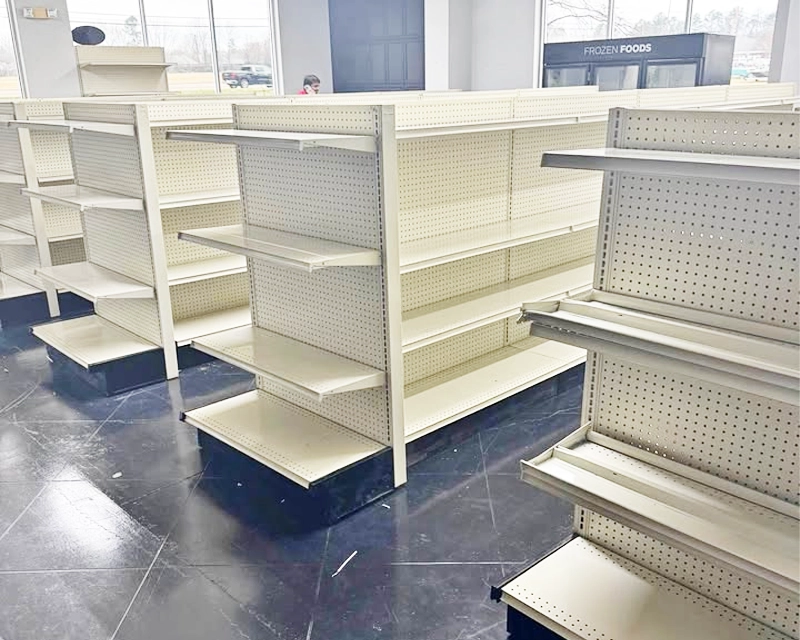 M+M Shelving and Restaurant Supply warehouse in Gulfport, MS