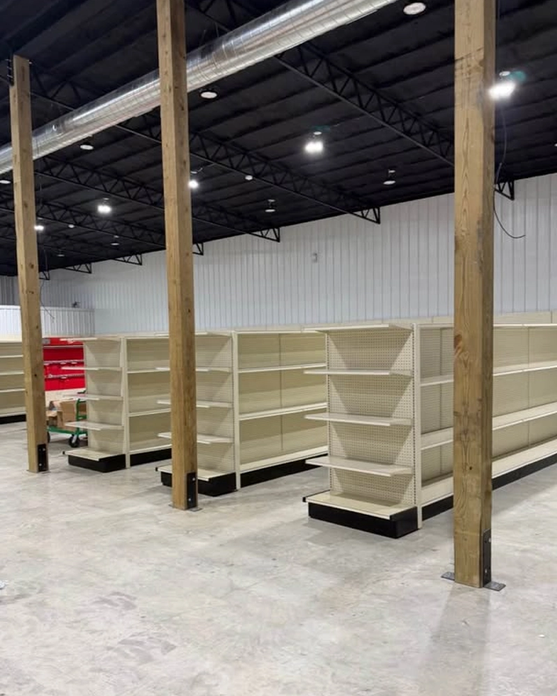 Commercial coolers, gondola shelving and restaurant equipment from M+M Supply